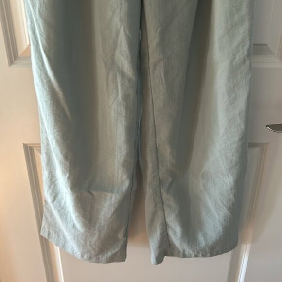 LOVERS + FRIENDS Roxanne pleated linen blend trousers small - Picture 7 of 10